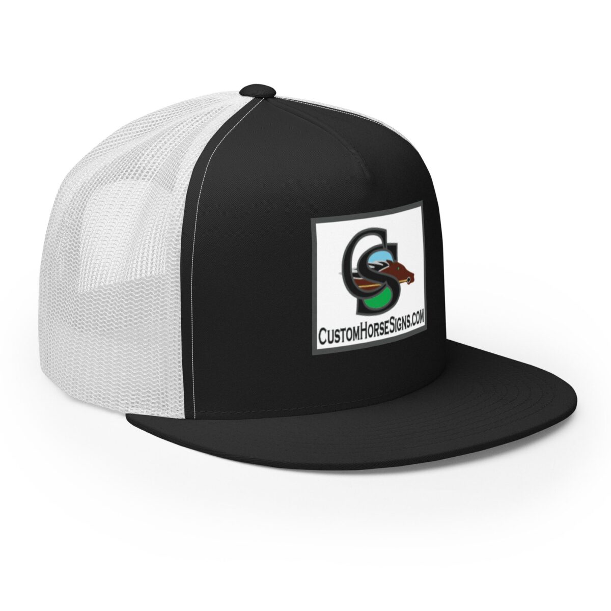 5 Panel Trucker Cap Black White Right Front 679b8d1f34f14.jpg