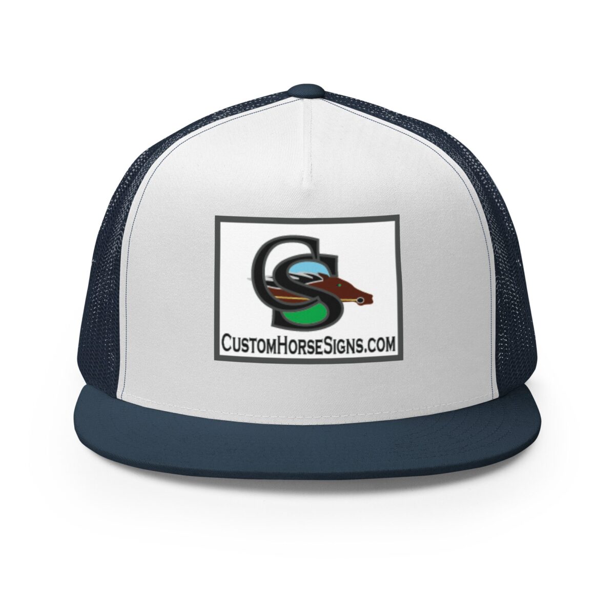 5 Panel Trucker Cap Navy White Navy Front 679b8d1f36406.jpg