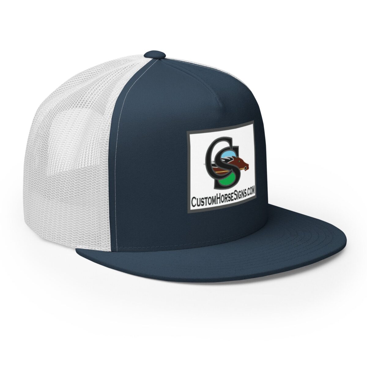 5 Panel Trucker Cap Navy White Right Front 679b8d1f35508.jpg