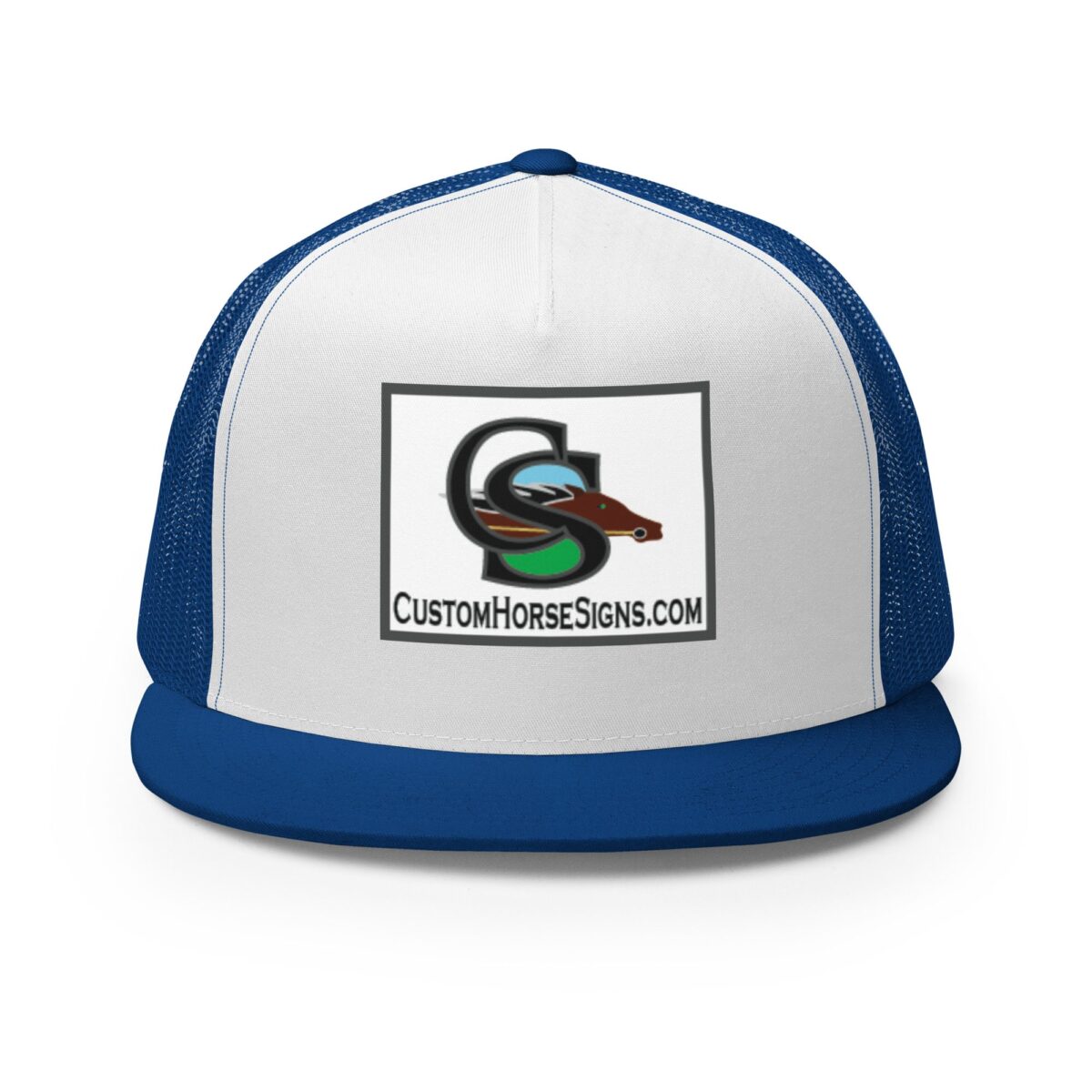 5 Panel Trucker Cap Royal White Royal Front 679b8d1f366f2.jpg