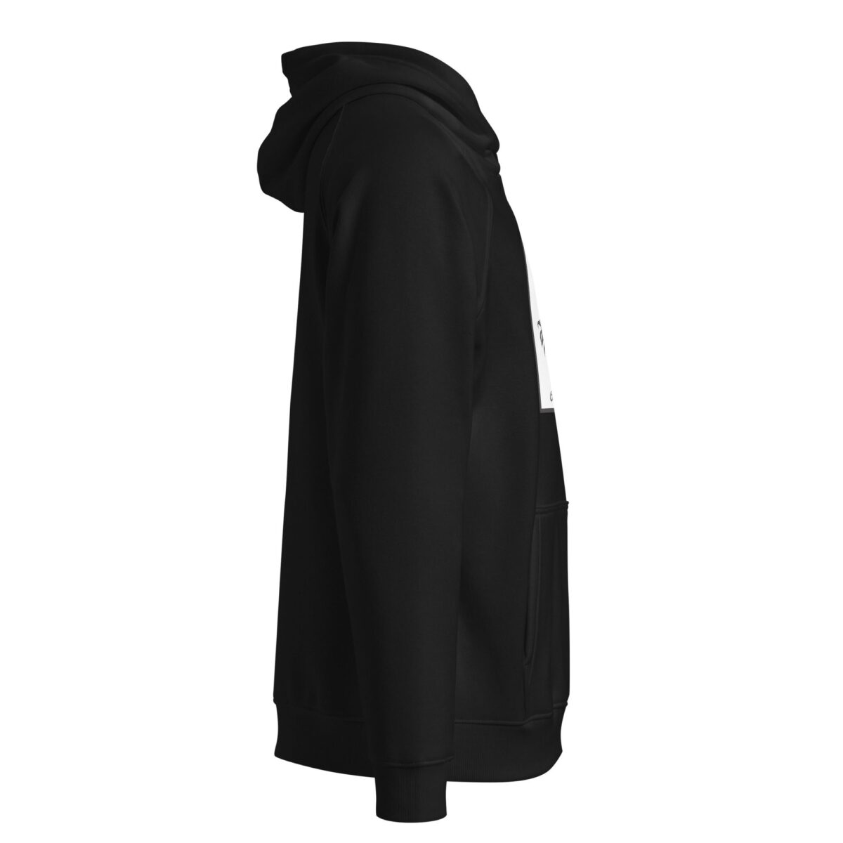 Horse Mullet Unisex Eco Raglan Hoodie - Image 7