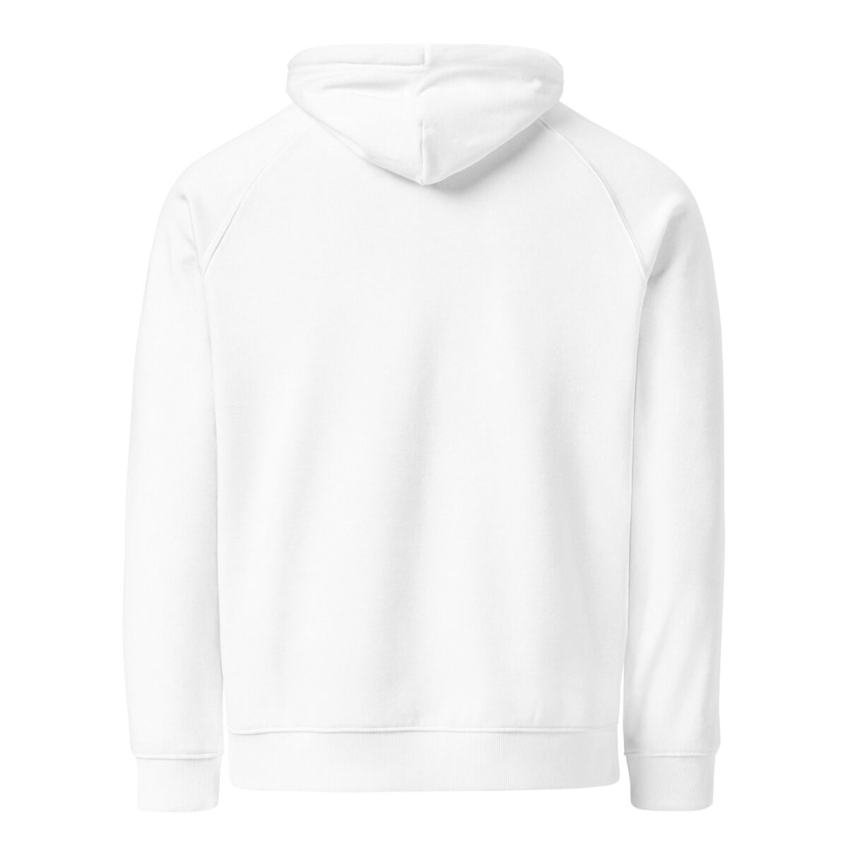 Horse Mullet Unisex Eco Raglan Hoodie - Image 24
