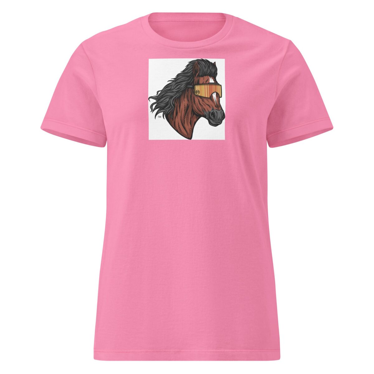 Horse Mullet Women’s Basic Softstyle T-Shirt - Image 33