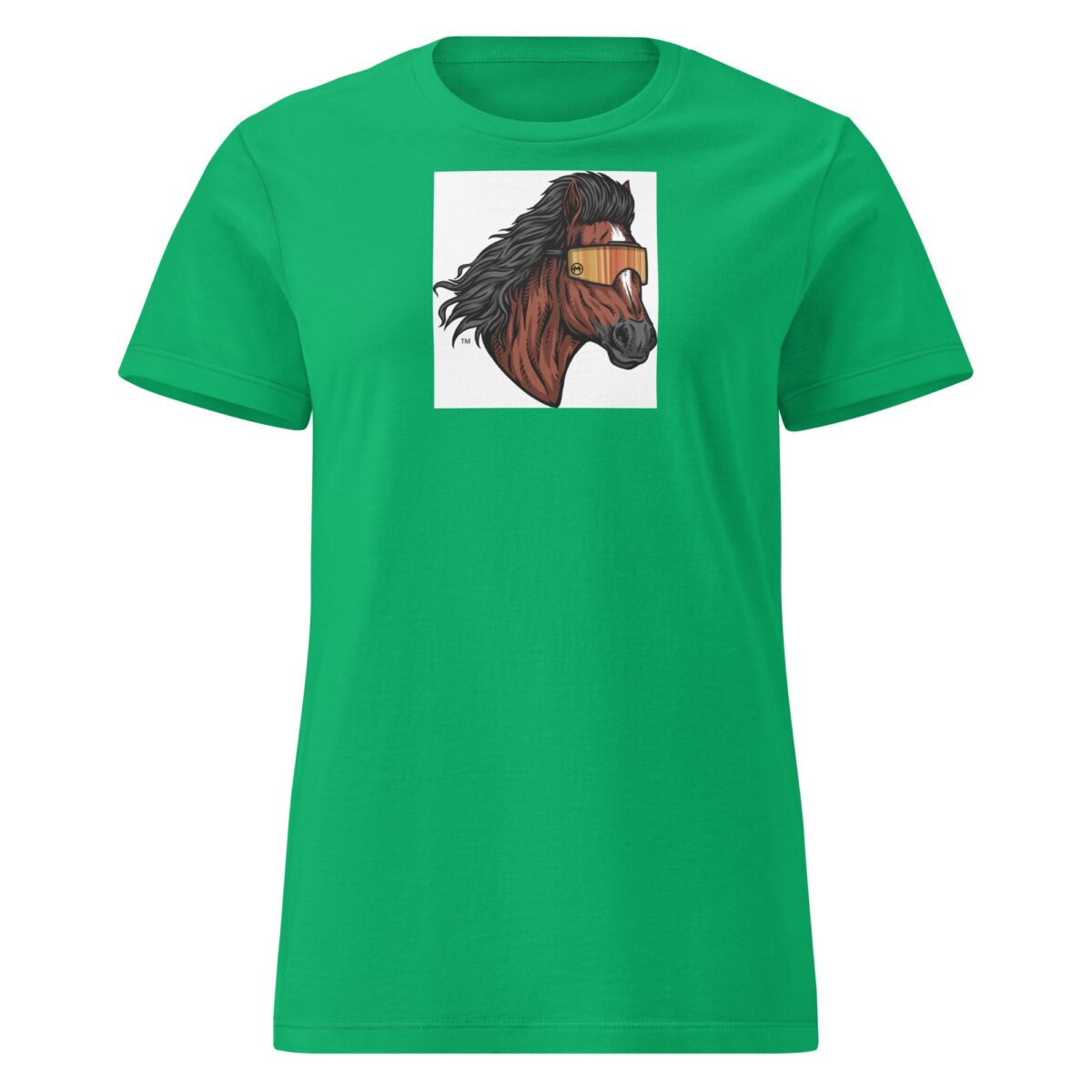 Horse Mullet Women’s Basic Softstyle T-Shirt - Image 29