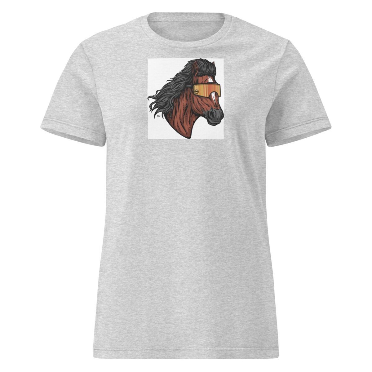 Horse Mullet Women’s Basic Softstyle T-Shirt - Image 37