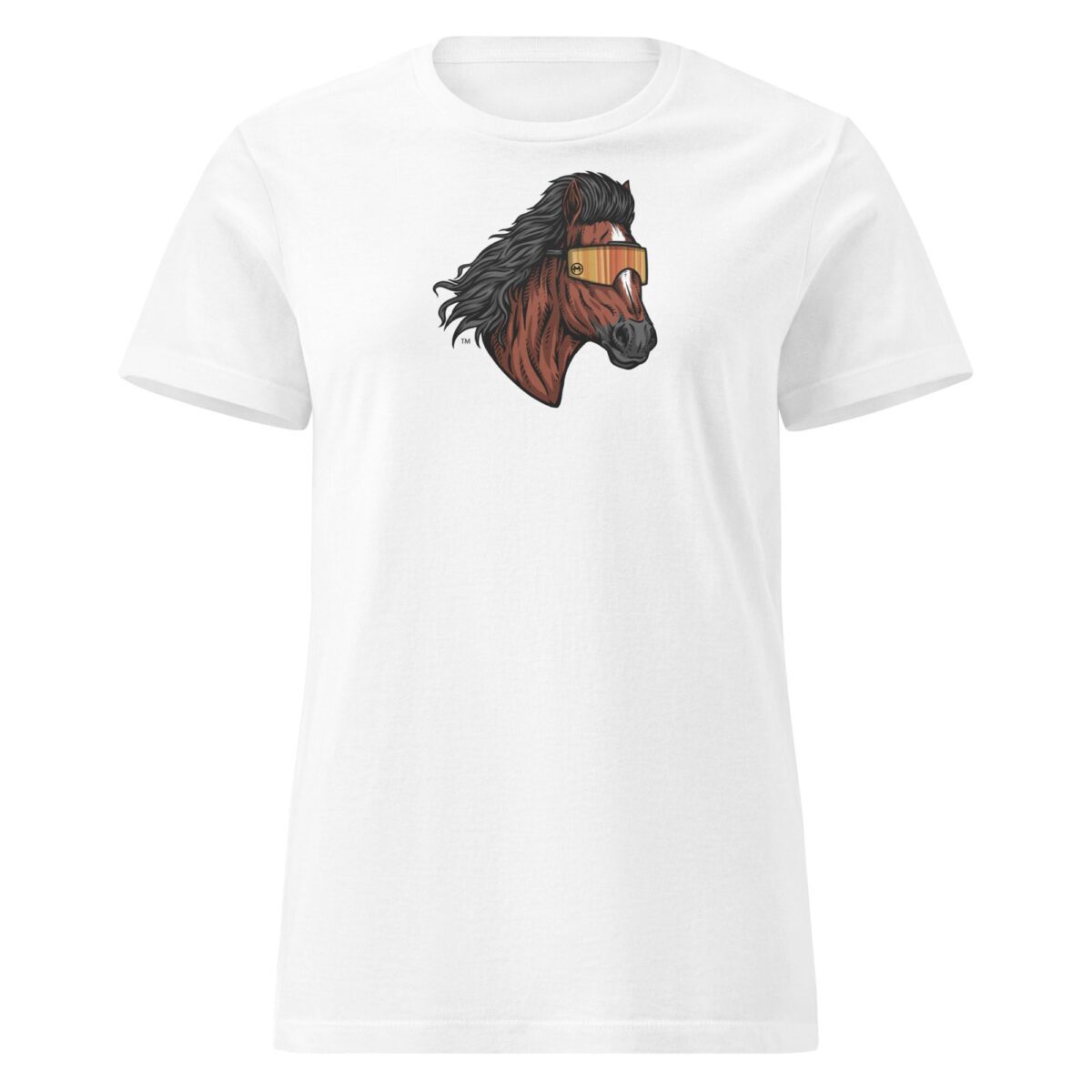 Horse Mullet Women’s Basic Softstyle T-Shirt - Image 41
