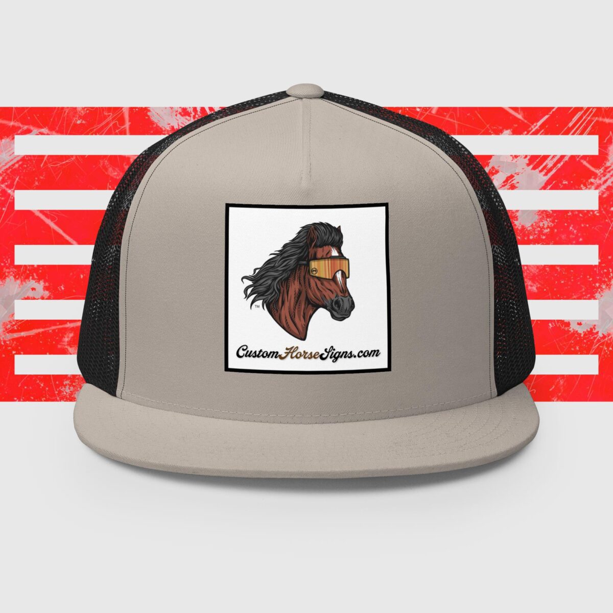 Horse Mullet Trucker Cap - Image 8