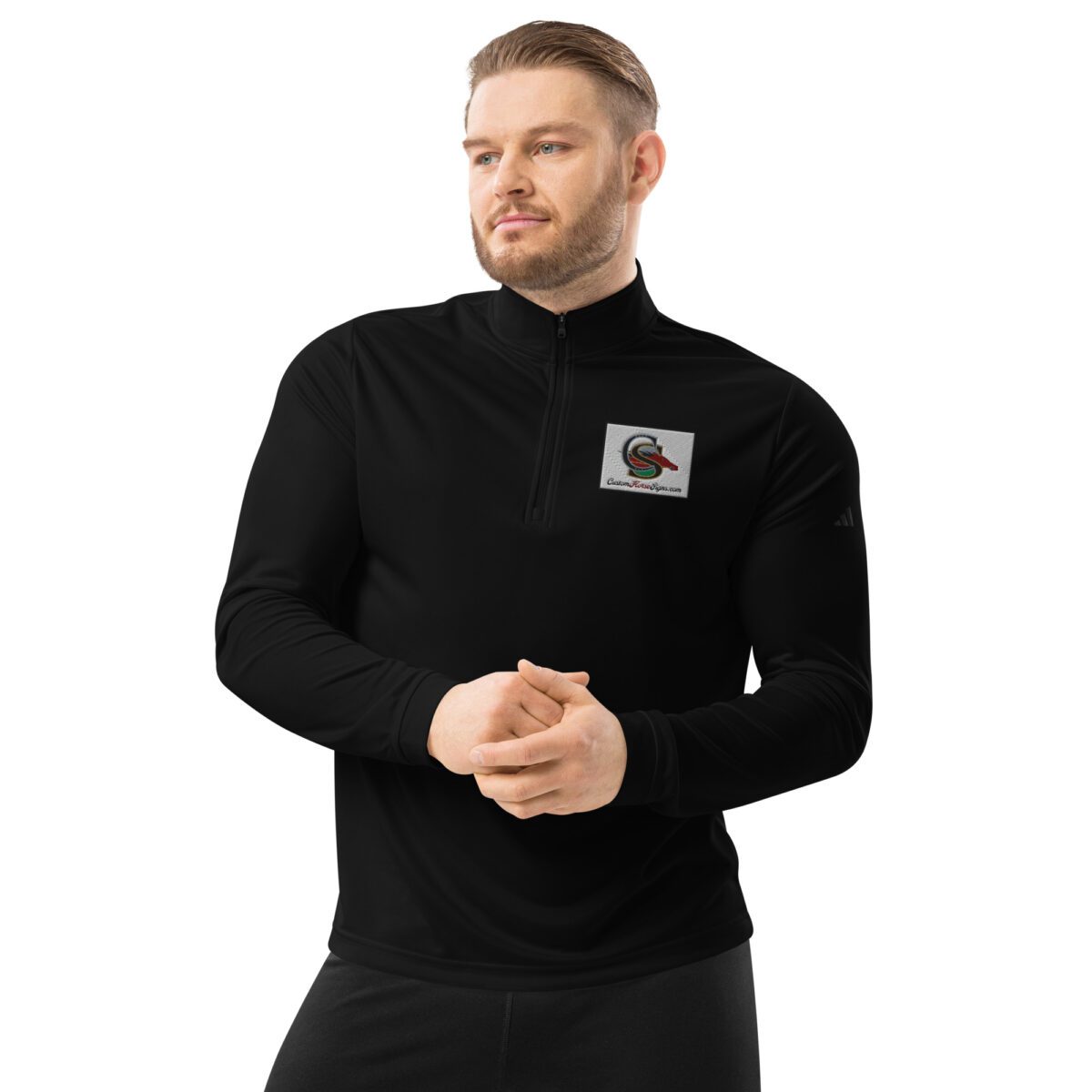 Custom Horse Signs Quarter Zip Pullover - Image 7