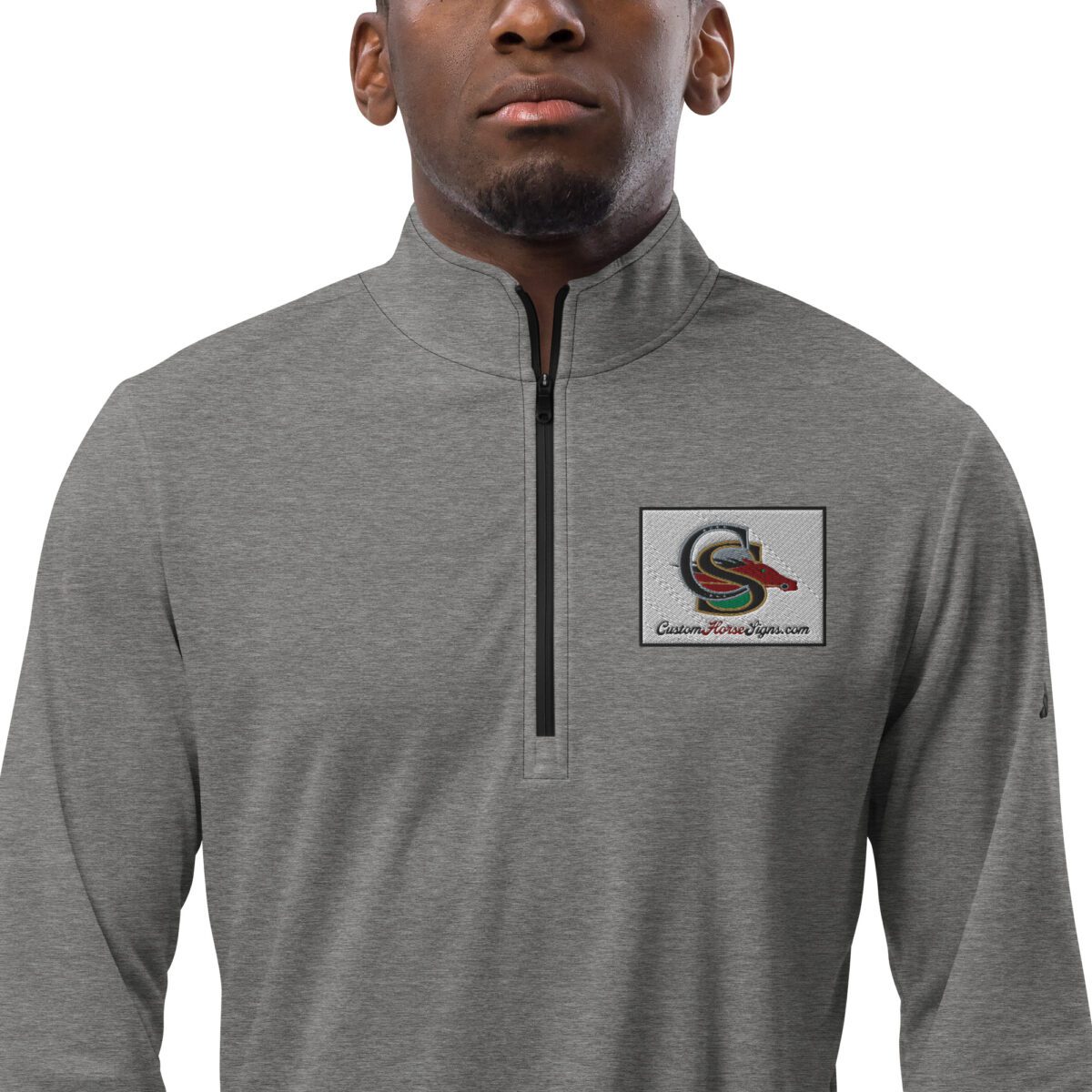 Custom Horse Signs Quarter Zip Pullover - Image 3
