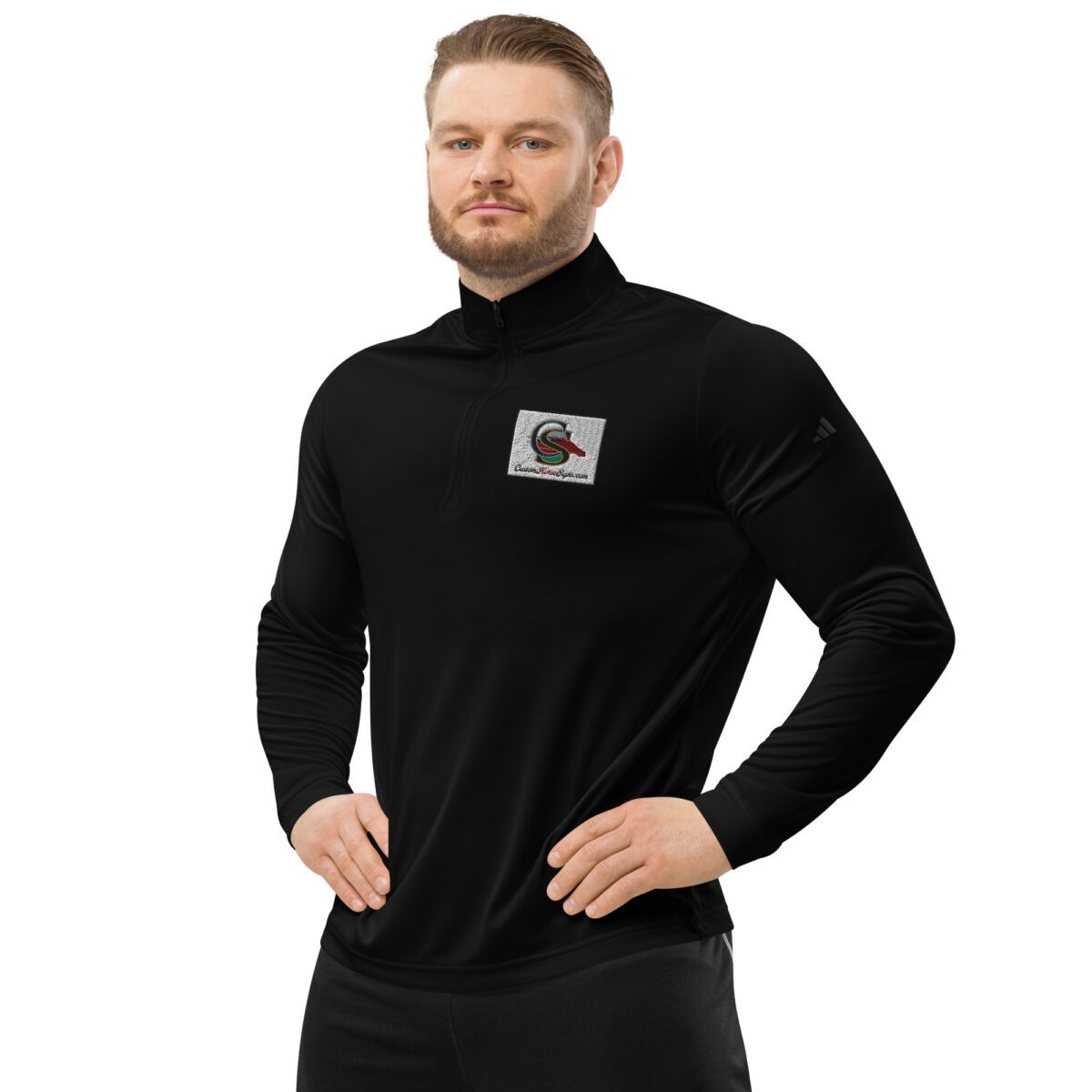 Custom Horse Signs Quarter Zip Pullover - Image 2