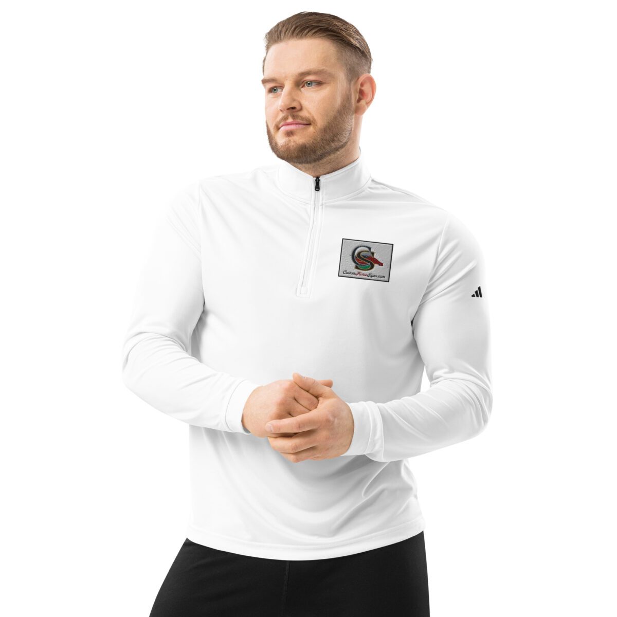 Custom Horse Signs Quarter Zip Pullover - Image 6