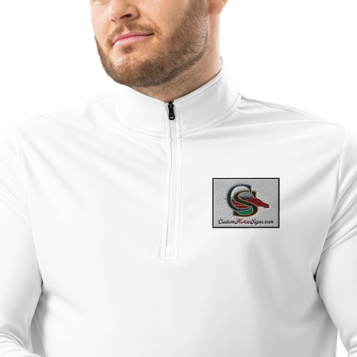 Custom Horse Signs Quarter Zip Pullover - Image 5