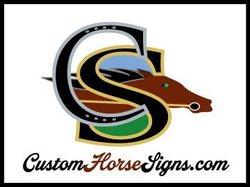 CUSTOM HORSE SIGNS