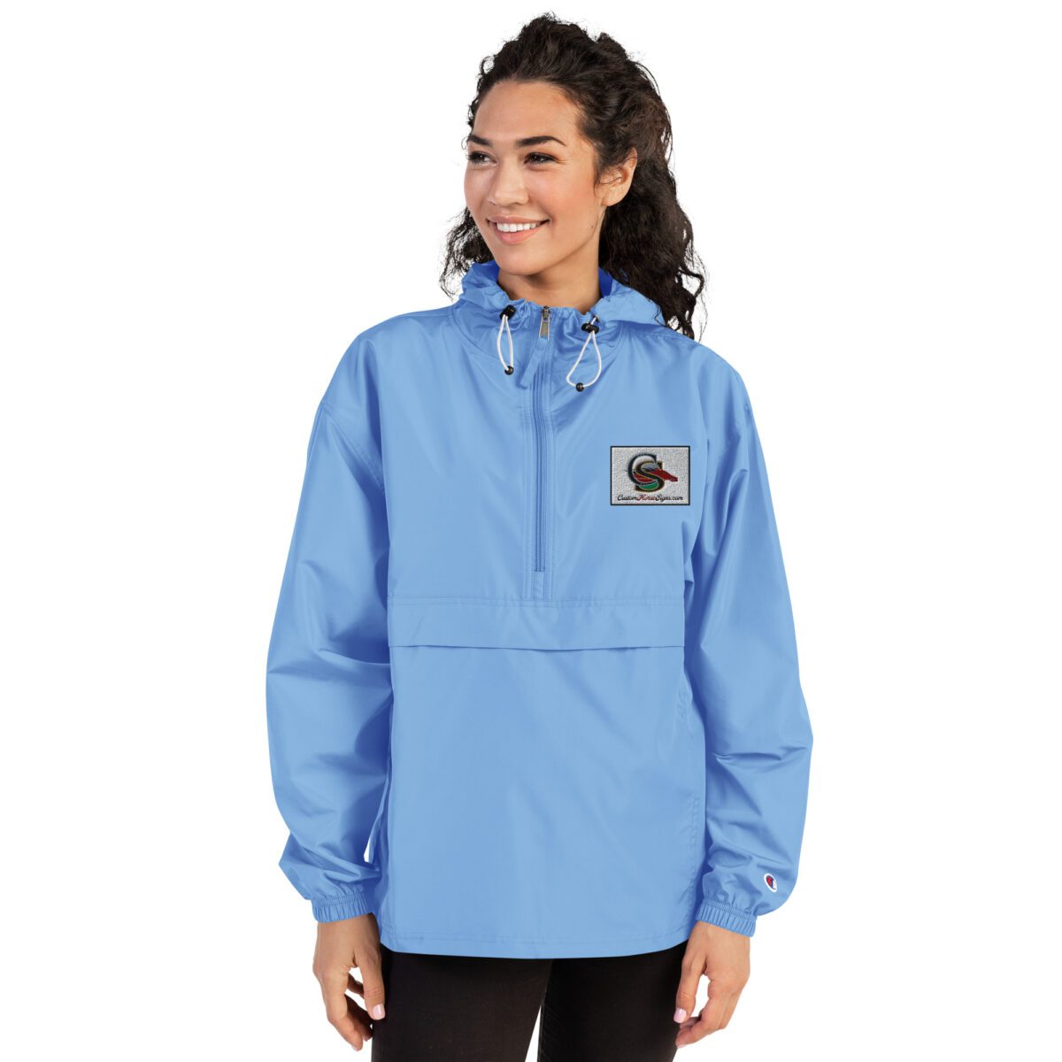 Custom Horse Signs Embroidered Champion Packable Jacket - Image 17