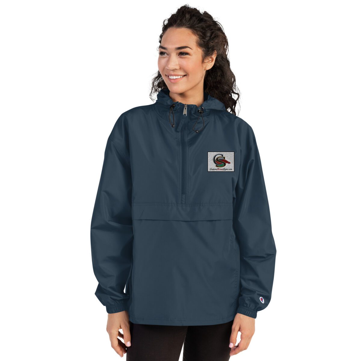 Custom Horse Signs Embroidered Champion Packable Jacket - Image 7