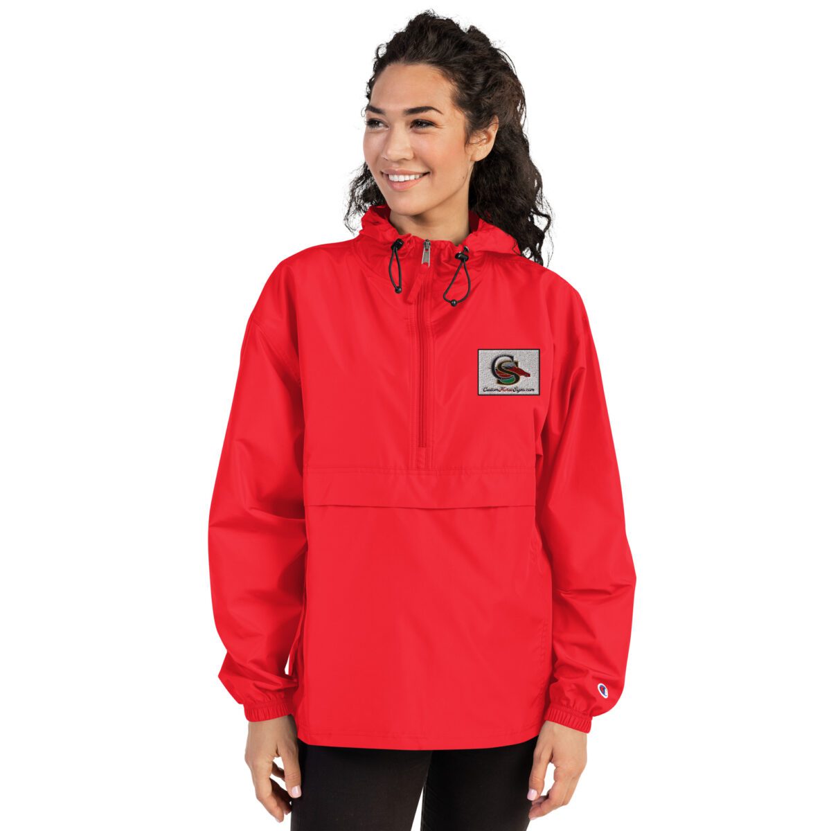 Custom Horse Signs Embroidered Champion Packable Jacket - Image 9