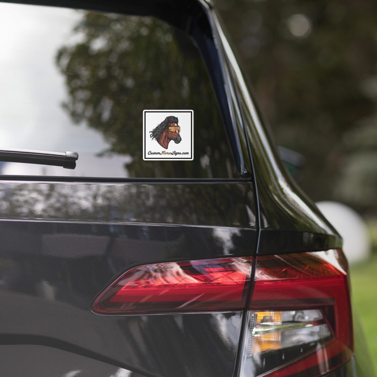 Horse Mullet Bubble-Free Stickers