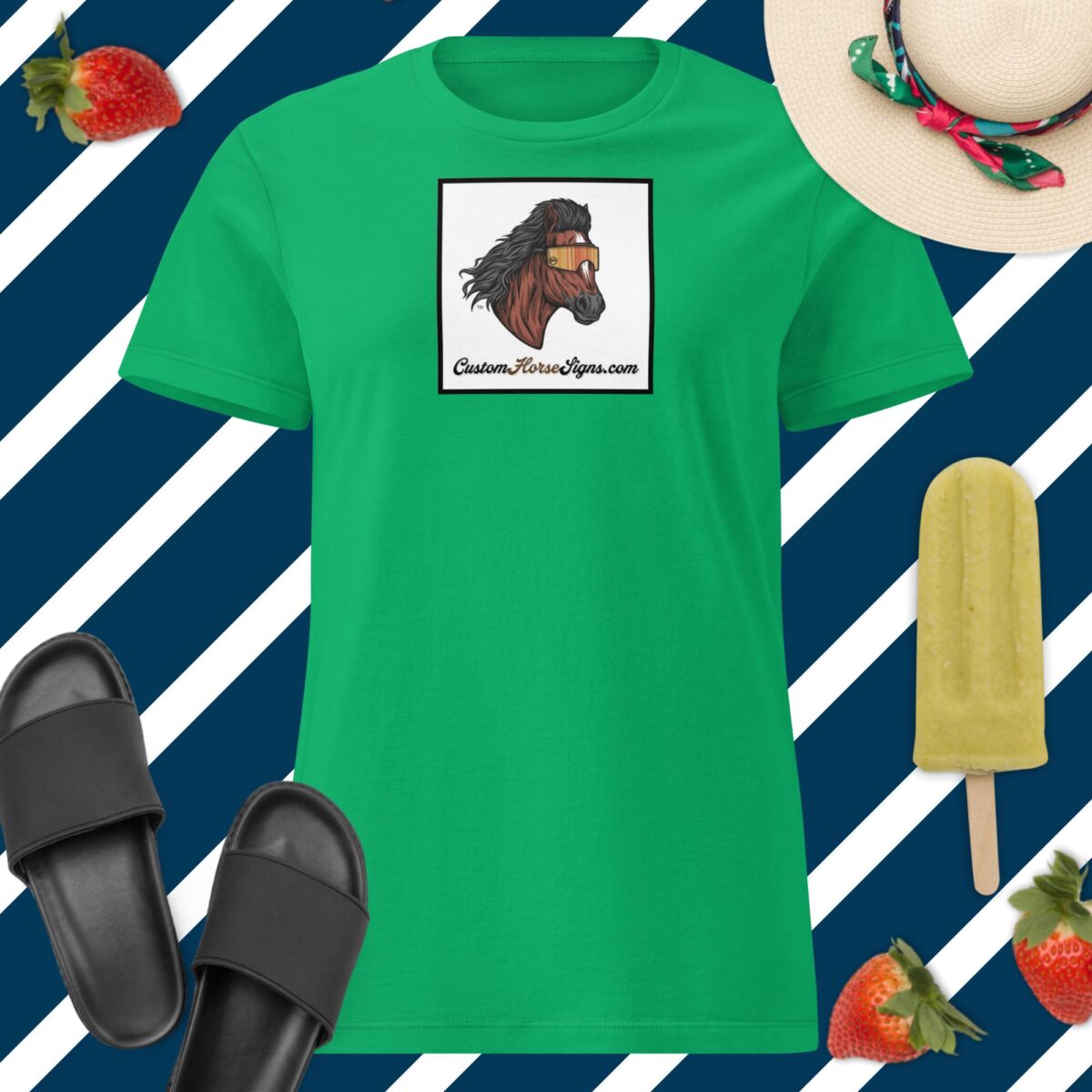 Horse Mullet Women’s Basic Softstyle T-Shirt - Image 5