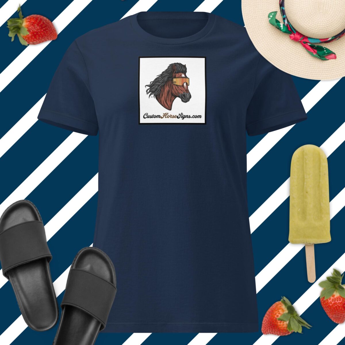 Horse Mullet Women’s Basic Softstyle T-Shirt - Image 6