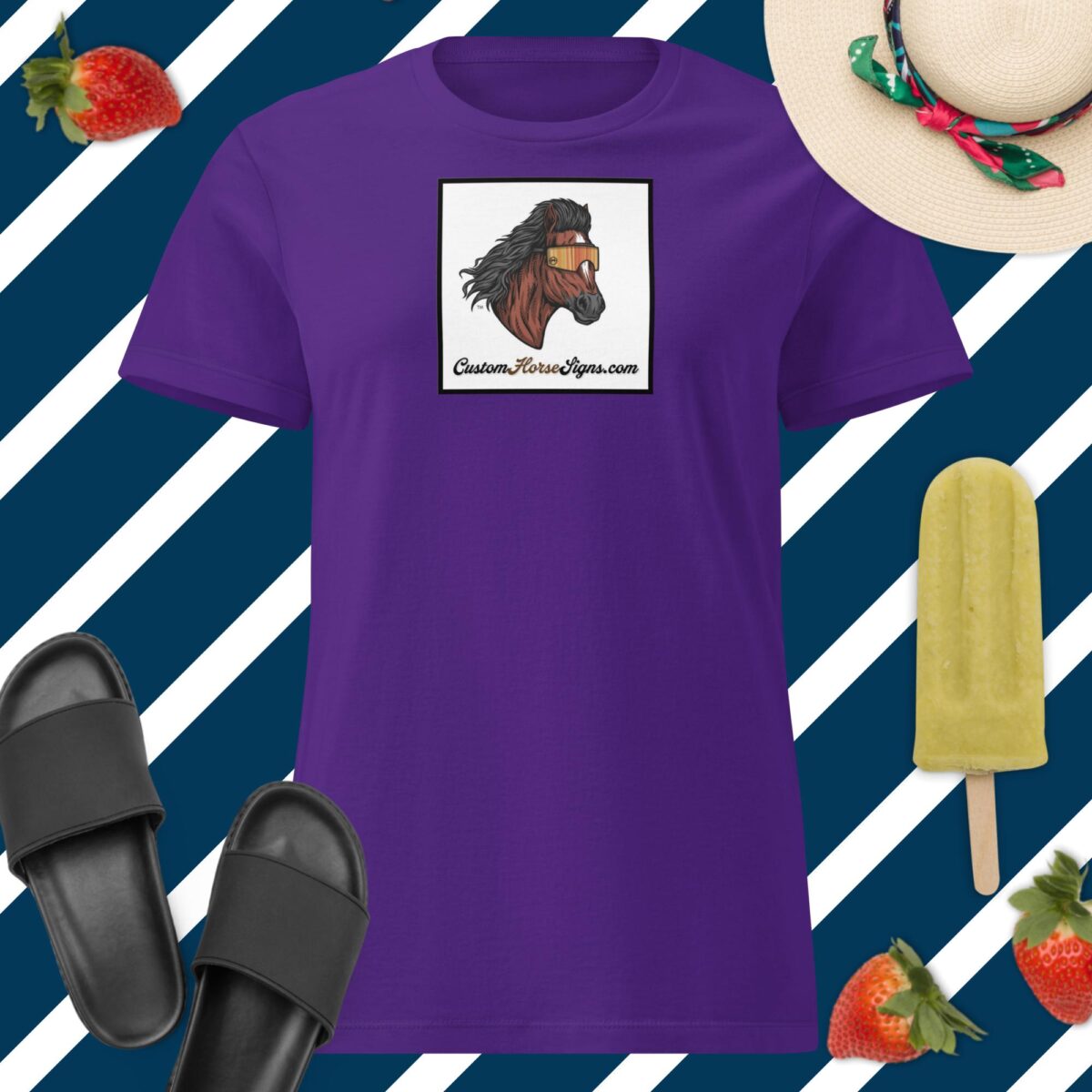 Horse Mullet Women’s Basic Softstyle T-Shirt - Image 7