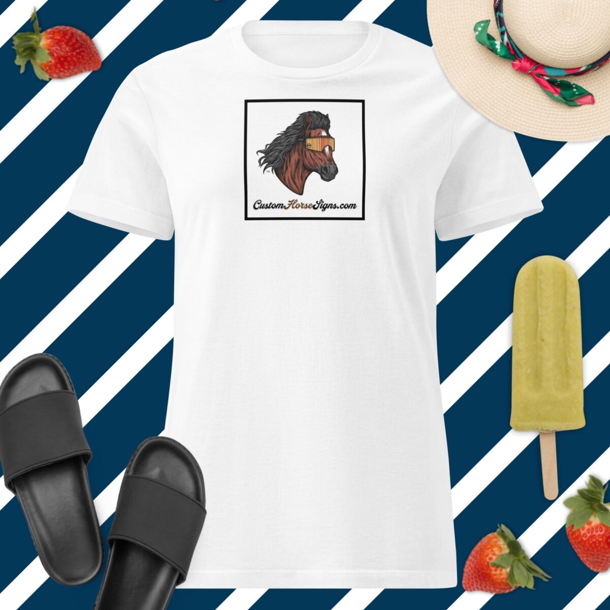 Horse Mullet Women’s Basic Softstyle T-Shirt - Image 11