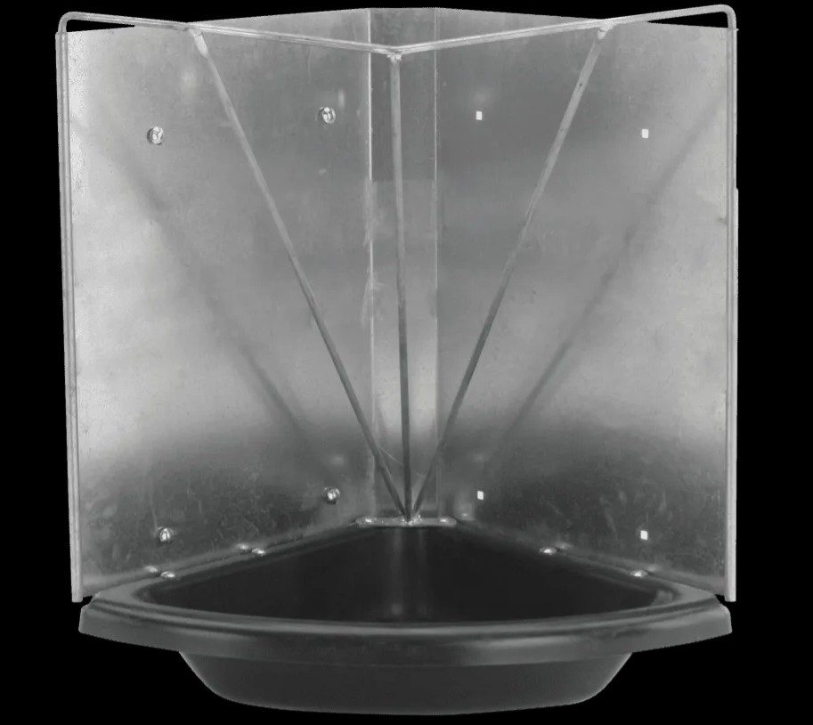 Corner Mount Galvanized Hay & Grain Feeder (SCFG) - Image 2