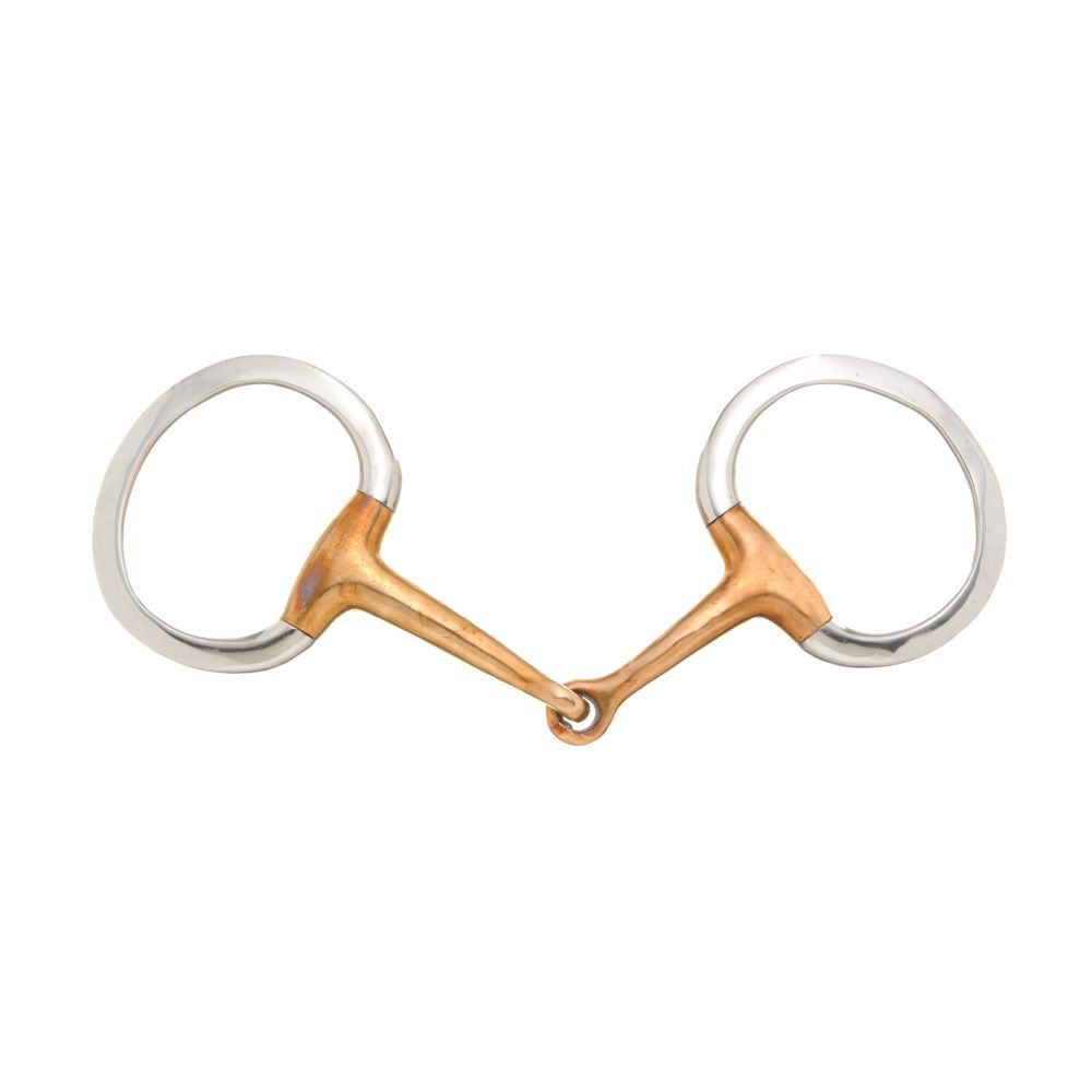 Tough1 Copper Mouth Eggbutt Snaffle (English Riding Bit)