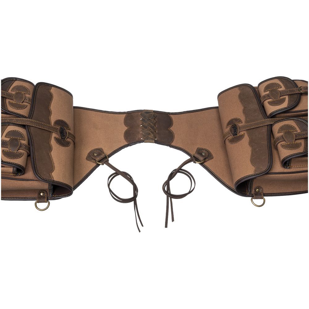 Tough1 Canvas Trail Bag with Leather Accents - Image 8