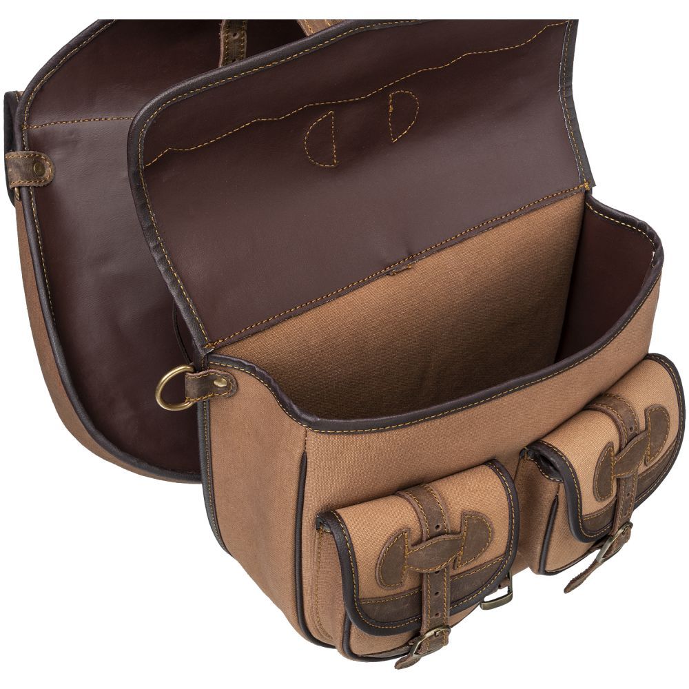 Tough1 Canvas Trail Bag with Leather Accents - Image 5