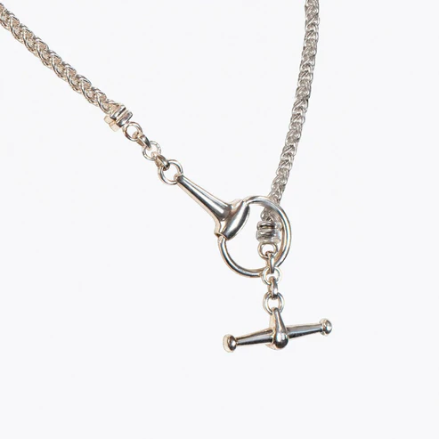 Odeza - Horse Bit Toggle Equestrian Necklace (Gold or Silver) - Image 4